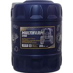 Mannol 20 Litre Multifarm STOU 10W-30 Engine Oil 2501 API GL-4 ACEA E3 Universal All Season Semi-Synthetic