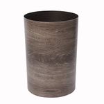 Umbra Treela Small Trash Durable Garbage Can Waste Basket for Bathroom, Bedroom, Office and More, Barn Wood