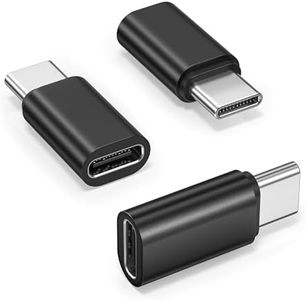 Basesailor USB Type C Extender Adapter 3Pack,100W PD USBC Male to Female Extension Converter,40Gbps USB4 Thunderbolt 4 3 Extended Connector for iPhone 17 16 Pro Max,MacBook,Otterbox Case,Samsung S25