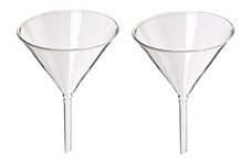 Pasco Borosilicate Glass Funnel - 3 INCH (75MM) Pack of 2