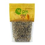 Yupik Organic Ancient Black Rice Mix, 1 kg, Non-GMO, Vegan, Kosher, Brown & Black Whole Grain Rice Blend, Salt-Free, Source of Fiber, Easy Preparation, Ideal for Recipes, Side Dishes, Salads & More