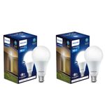 PHILIPS Stellar Bright 16 Watt LED Bulb, Base B22 ,Cool Day Light, Pack of 2