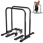 GORNATION Premium Dip Bars, Calisthenics & Fitness Training Equipment with Adjustable Settings & Non-Slip Feet, Home and Outdoor Workout Bars, Incl. 25m Grip Tape 2.0