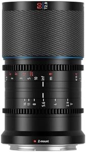 SIRUI Saturn 50mm T2.9 1.6X Full Frame Carbon Fiber Anamorphic Lens, Cine Lens Less Than 500g (Nature Flares, Z Mount)