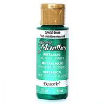 Deco Art Americana Acrylic Metallic Paint, Crystal Green, 59 ml (Pack of 1)