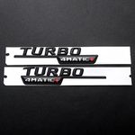 Emblems 2PCS ABS Car Sie Body Trunk Fender Decoration Badge Sticker for Mercedes Benz V8 BITURBO 4MATIC TURBO 4MATIC+ Emblem GLK GLA CLA