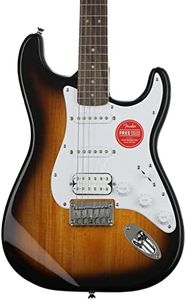 Squier Bullet Stratocaster HT HSS Electric Guitar, with 2-Year Warranty, Brown Sunburst, Laurel Fingerboard