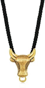 CHOW SANG SANG Noir Legends 999 24K Gold Ox Necklace for Men & Women 92317N | 23.6", (60 CM)