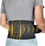 Bracoo Back Brace, for Lower Back Pain Relief Men Women, Adjustable Lumbar Support Belt, Breathable & Lightweight Stabilizers for Sprains, Strains, Sciatica, Working out, BS33