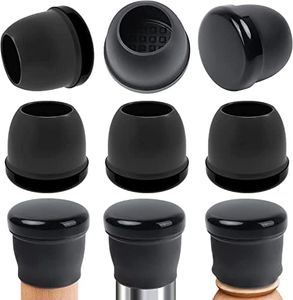 Ezprotekt Chair Sliders for Carpet, 24 Pcs Round Chair Glides for Carpet, Carpet Furniture Sliders Pads, Carpet Stool Leg Protectors Caps, Furniture Glides Quickly Black (XL Fit: 1.4"-1.65")