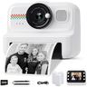 HiMont Appareil Photo Instantané Enfants, 1080P Appareil Photo Numérique Enfant & Caméra Vidéo avec Carte de 32GB & 3 Rouleaux de Papier d'impression, Cadeaux pour Garçons & Filles de 3 à 12 Ans