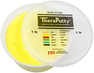 CanDo TheraPutty Scented Hand Exercise Putty For Rehabilitation, Exercises, Hand Therapy, Occupational Therapy, Banana Yellow X-Soft 1lb