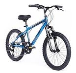 Huffy Stone Mountain Junior Boys Hardtail Mountain Bike 20 Inch Wheel 6 Speed Metallic Blue 6-9yrs