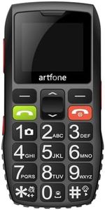 artfone C1 Seniorenhandy ohne Vertrag | Nano SIM Handy mit Notruftaste | Rentner Handy große Tasten | 2G GSM Handy |1400 mAh Akku Lange Standby-Zeit
