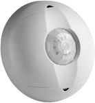 Leviton OSC04-I0W Ceiling Mount Occupancy Sensor, PIR, 360 Degree, 450 sq. ft. Coverage, Self-Adjusting, White