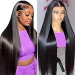 30 Inch Straight Lace Front Wigs Hu