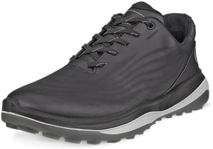 ECCO Men's LT1 Hybrid Waterproof Golf Shoe, Black, 10-10.5