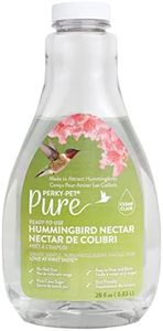 Perky-Pet Clear 297P Pure Ready-to-Use Hummingbird Nectar – 28 oz, 28 Fl Oz (Pack of 1)