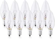 10 Pack E14 Small Screw Light Bulb,