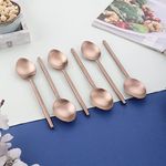 Rose Gold Stainless Steel Table Spoons Set of 6