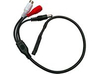 SpyCameraCCTV CCTV Security Camera Inline Audio Microphone with Loop Through Power