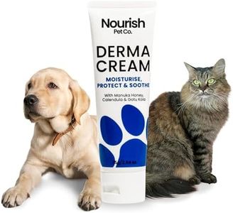 Nourish Pet Co. Derma Cream - Dog Skin Irritation Treatment, Hot Spot and Itch Relief for Dogs, Fast-Acting Moisturizing Formula, Soothes Dry Skin, Fragrance Free, 75g
