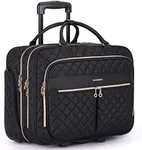 BAGSMART Rolling Laptop Bag Women, 