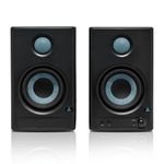 Audio Array AM-S1 Professional 4" Studio Monitor Speaker Pair | 60W Class D Amplification, Woven Composite Woofer, 1" Silk-Dome Tweeter, EQ Controls | Music/Monitor Mode, Aux, HDMI, USB C, TRS, RCA