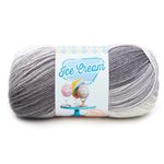 Lion Brand Yarn 923-200 Ice Cream Yarn, Cookies and Cream