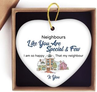 Jutasty Neighbour Gifts Ornaments, Neighbours Friendship, Gift for Neighbour, Best Neighbors Gifts Farewell Gifts for Neighbors Moving Away Leaving Farewell, House Warming New Neighbor Welcome Gift