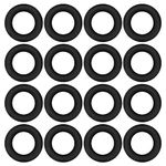 EMSea 100PCS O-Rings for Broadhead Archery Arrowhead Rubber Bands Replacement Arrow Tip Grommet OD 5mm ID 3mm Diameter 1mm Black