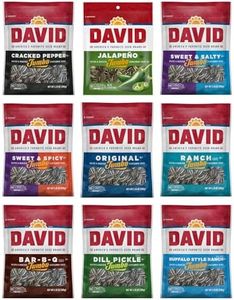 Generic DAVIDs Sunflower Seeds Variety Pack, 5.25 Oz Bags, 9 Count, Assorted Flavors