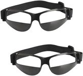 TEKCAM 6 Pack Basketball Dribble Goggles Basketball Training Aid (No Glass in Goggles)