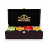 Ahmad Tea Tea Keeper Tea Selection 80 Teabag Box with 8 Black, Fruit-Flavoured & Green Teas, 160 g