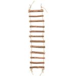 Prevue Hendryx 62807 Naturals Rope Ladder Bird Toy, Large,Brown