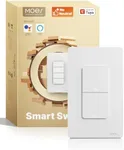 MOES Smart Double Light Switches, W