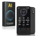 DIMSY AI Language Translator Device No WiFi Needed, Real Time Two Way Language Translator 138 Languages Supported, Online/Offline/AI/Voice/Photo Translation, Translator for Business, Learning & Travel