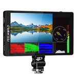 FEELWORLD F7 PRO 7 Inch Touch Screen DSLR Camera Field Monitor with 3D Lut HDR Waveform F970 External Power Install Kit 1920x1200 4K 60Hz HDMI Input Output 8.4V DC Output 5V Type-c Input Mini Hot Shoe