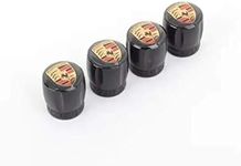 Porsche Black Aluminum Valve Stem C