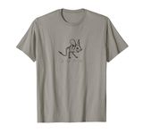 Dune Part Two Muad'Dib Desert Mouse Line Art Chest Poster T-Shirt