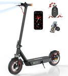 iScooter i10Plus Foldable Electric Scooter Adult, 10inch Fast Electric Scooter with APP, 50KM Range & 25KM/H, 4 Speed Modes, 3 Braking Systems, Dual Shock Absorbers and Turn Signals