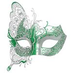 Coddsmz Mysterious Venetian Butterfly Shiny Butterfly Lady Masquerade Halloween Mardi Gras Party Mask