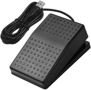 Foot Pedal Switch USB PC Program Hot Key Foot Control Hands Free Mouse for Videa Game, Office Work