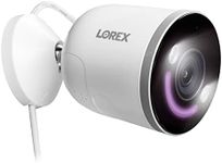 Lorex 4K WiFi Security Camera, 32GB Spotlight Wireless Security Camera Outdoor Indoor with Smart Security Lighting, WiFi 6, and Person/Vehicle/Animal/Package Detection