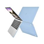 Aavjo, Case Compatible with MacBook Air 13 inch Case (Models: A1369 & A1466, Older Version 2010-2017 Release), Plastic Hard Shell & Keyboard Cover, (Airy Blue)