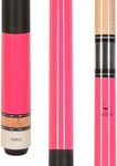 ASKA L2 Pool Cue Stick, 58-Inches Hard Rock Canadian Maple, 5/16x18 Joint, Black Wrap, 13mm Hard Tip (Pink 19-Ounce)