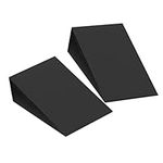 Annisport Yoga Foam Wedges, 2 Pack Slant Board Calf Stretching Squat Wedge Block Physical Therapy Wedges Heel Wedge for Squats－9x6x2 inches, Black