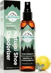 Shoe Deodorizer & Odor Eliminator Spray - Natural Shoe Smell Eliminator by Lumi Outdoors - Extra Strength Eucalyptus Lemongrass Freshener… (Pack of 1, Lemongrass)