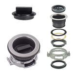 2Set Garbage Disposal Stopper and Garbage Disposal Sink Flange Kit for Waste King,Garbage Disposal Drain Assembly Kit,Rubber Flange and Drain Lock Nut for Waste King（110mm