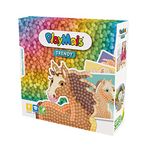 PlayMais TRENDY MOSAIC HORSE creative craft kit for girls and boys from 6 years | 3000 pieces & 6 mosaic templates with horses | stimulates creativity & motor skills | natural toy